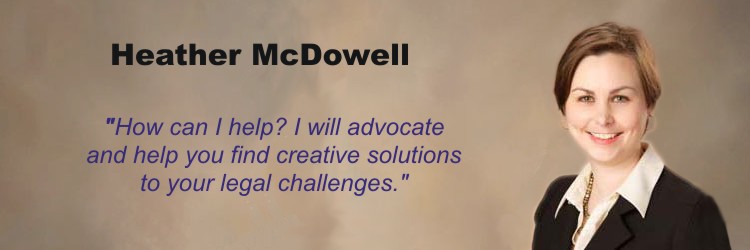 Heather McDowell, Lawyer